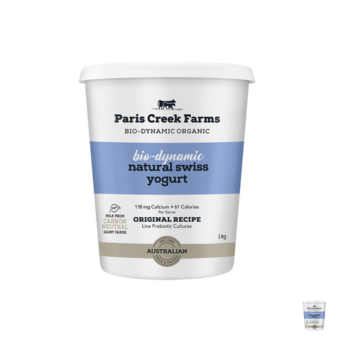 Bio-dynamic natural swiss yogurt 1kg